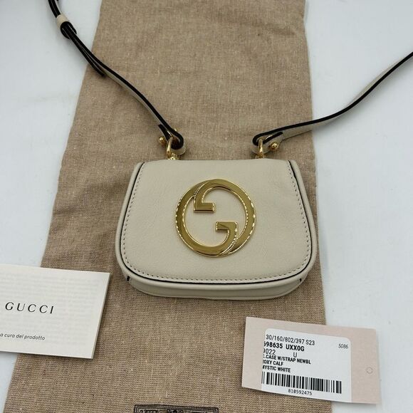 Women's Gucci, Blondie card case/wallet on strap made in Italy - Picture 3 of 10